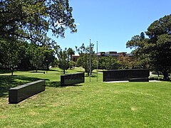 NSW Police Memorial, Art Gallery behind