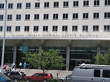 The Queens County Criminal Courts Building houses justices and courtrooms of the New York Supreme Court New york 008.jpg