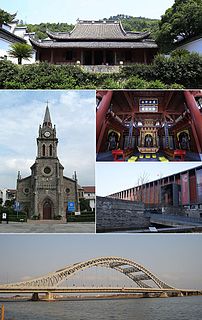 Jiangbei District, Ningbo District in Zhejiang, Peoples Republic of China