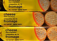 No name cheese rice crackers 2012 (cropped).jpg