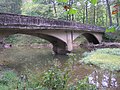 North River viewed from Cold Stream Road (County Route 45/20) bridge at North River Mills