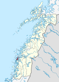 Kart over Dønna