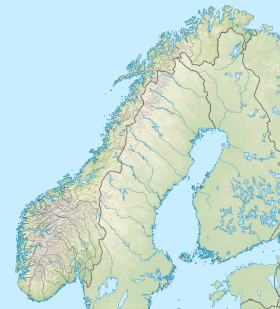 Norveç topografik haritası üzerinde görüntüleyin