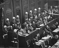 The Nazi leaders at the Palace of Justice, Nuremberg Ww2 170.jpg