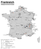 Light rail transit systems in France (September 2012)
