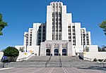 Miniatuur voor Bestand:Old building of main hospital, Los Angeles County+USC Medical Center in 2014.jpg