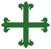 Cruz da ordem de S. Bento de Aviz, à qual pertencia o rei D. João I, Mestre de Aviz