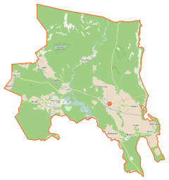Mapa lokalizacyjna gminy Osie
