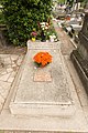 Pomník Yvesa Montanda a Simone Signoret na Cimetière du Père-Lachaise.