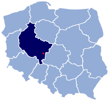 ПОЛ Калиш map.svg