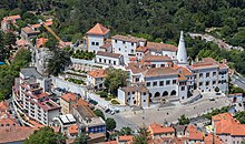 The Palace of Sintra, for a long time the residence of royal family during the summer