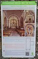 Panel informativo da Igrexa de Santa María de Ons
