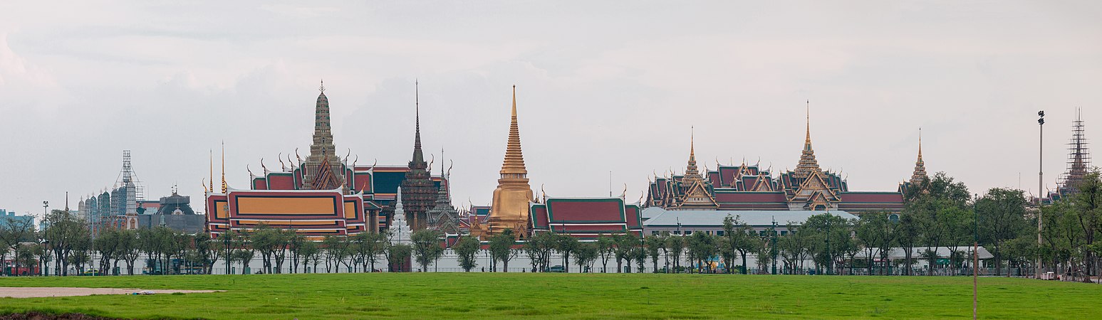 Panoramic view of Wat Phra Kaew