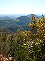 Panoramatický výhled z Monte Venda na okolní kopce