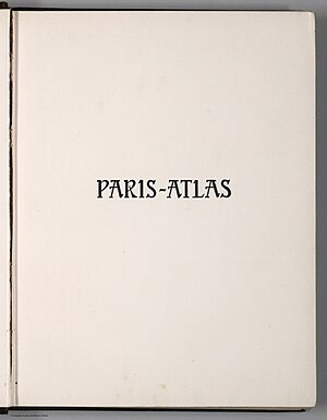 300px paris atlas by fernand bournon   02. half title page   david rumsey