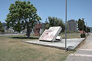 Parque Costanera, escultura. Concepción, diciembre de 2019