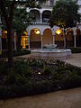 Patio del Convento de Santa Clara al atardecer