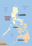 Map of the Philippines highlighting the National Capital Region