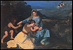 Пьетро да Кортона - Мадонна с младенцем, святой Екатериной и святым Иоанном - Google Art Project.jpg
