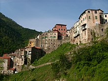 Scorcio dell'agglomerato urbano pignasco