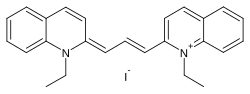 Миниатюра для Файл:Pinacyanol Iodide.svg