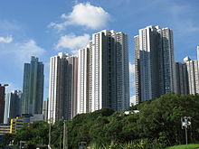 High-rise buildings on land originally occupied by Lam Tin Estate Ping Tin Estate.jpg