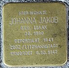 Stolperstein für Johanna Jakob