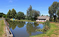 Fiŝlago en la vilaĝplaco