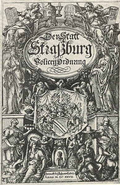 File:Polizeiordnung der Stadt Straßburg 1628 Titel.jpg