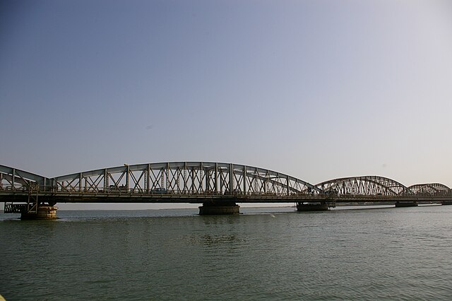 Le pont Faidherbe, à Saint-Louis du Sénégal.