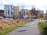 Praha - Hloubětín, Nademlejnská, Kejřův Park a cyklostezky A43, A26