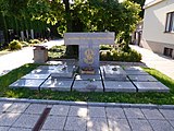 Praha - Vinohrady, Vinohradský hřbitov, památník členům Sokola