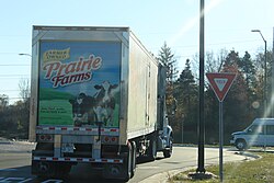 Prairie Farms delivery truck, Hamburg Township, Michigan Prairie Farms Dairy delivery truck.JPG