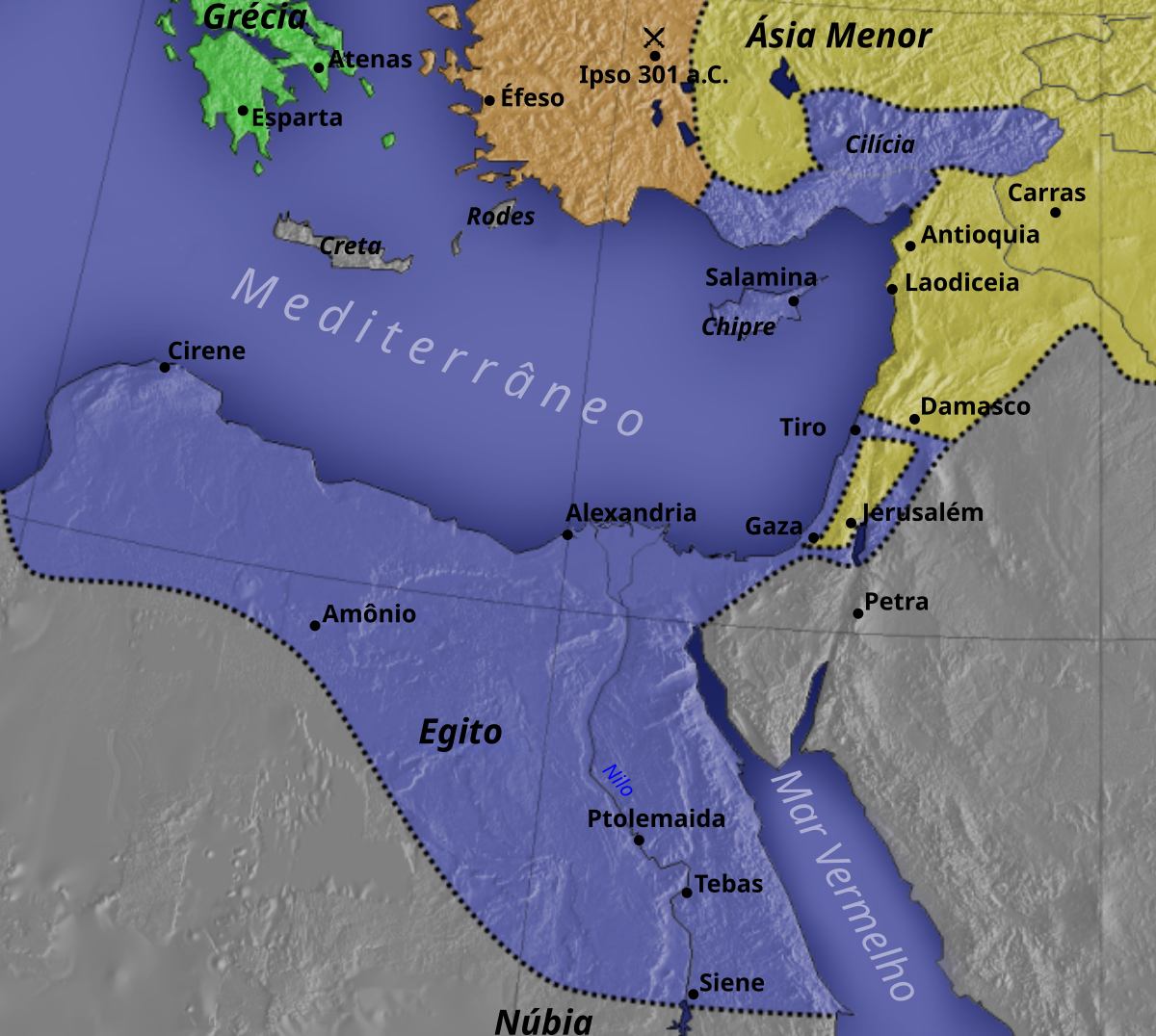 Dinastía Ptolemaica - Enciclopedia de la Historia del Mundo