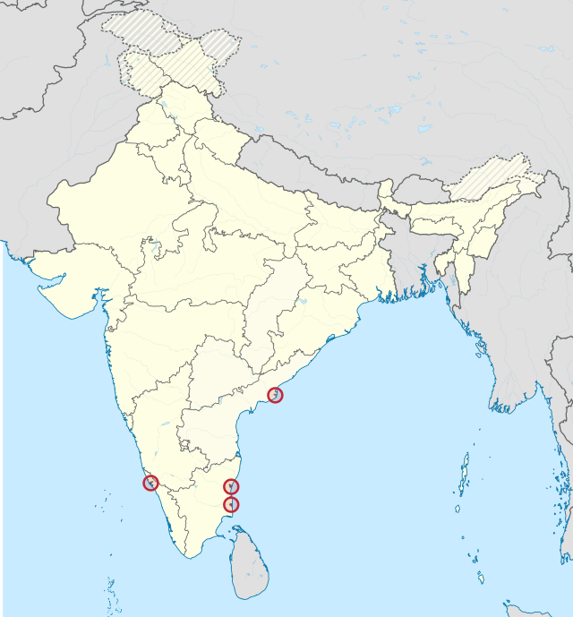 Pondicherium (Unionis territorium): situs