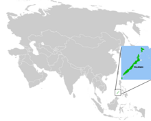 Pycnonotus cinereifrons distribution map complete.png