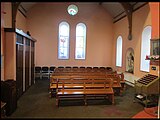 Quilty Church seating north transept