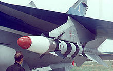 R-40TD-Rakete an einer MiG-31