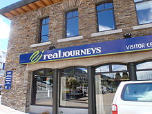 Real Journeys office on Steamer Wharf in Queenstown Real Journeys Queenstown.JPG