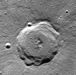 <span class="mw-page-title-main">Rivera (crater)</span> Crater on Mercury