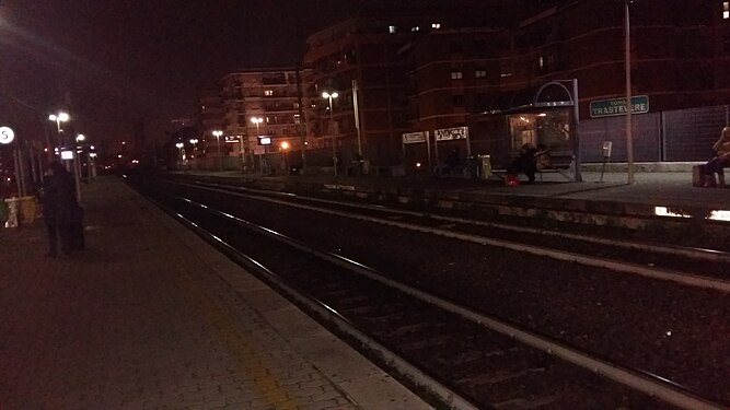 Roma Trastevere railway station