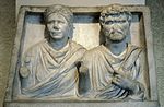 Thumbnail for Married couple funerary reliefs