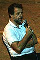 English: Prof. Ron Margolin at Gan HaMenorah in Jerusalem, during the 2011 housing protests עברית: פרופ' רון מרגולין בגן המנורה בירושלים, במהלך מחאת הדיור (2011)