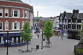 All Saints Square und Straße Bridgegate