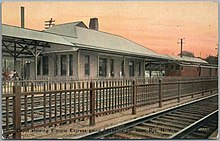 Early-20th-century postcard of the station Rye station postcard.jpg