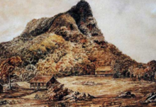 Mount Santubong in the 1850s by Harriette McDougall