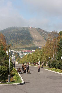 Samjiyon County County in Ryanggang, North Korea