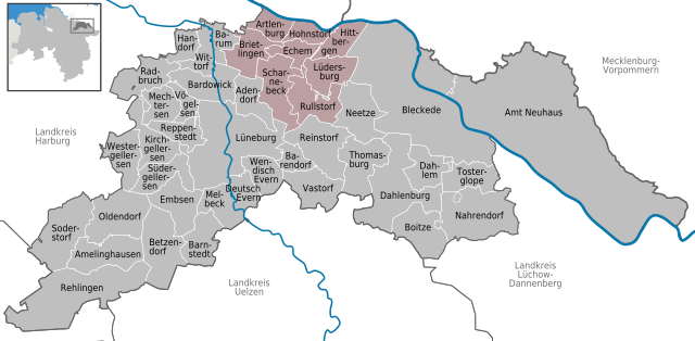 Scharnebeck (commune generale): situs
