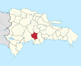 Province de San José de Ocoa - Localisation