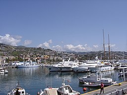 Hamnen i Sanremo i maj 2008.